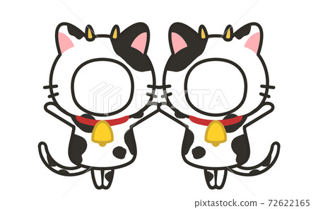 Cow face squirrel frame cat 72622165