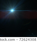 Lens flare effect over black background 72624308
