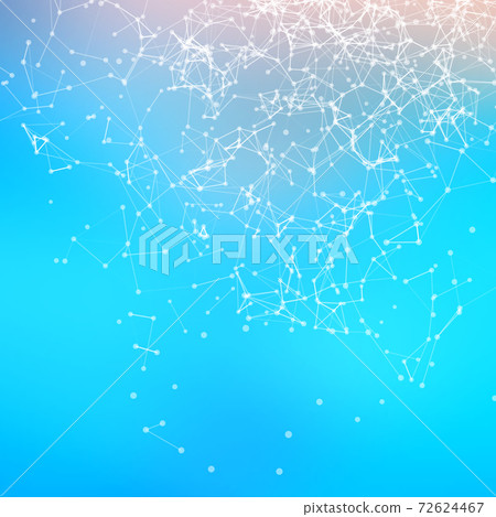 Geometric abstract background. Connecting dots with lines Geometric abstract background. Connecting dots with lines 72624467