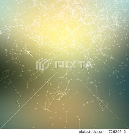 Fresh summer abstract background. Connecting dots with lines Fresh summer abstract background. Connecting dots with lines 72624543