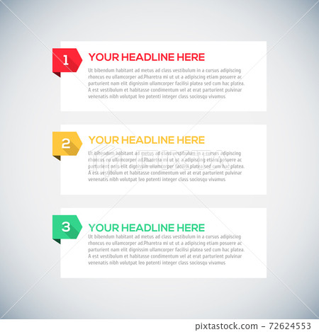 Modern infographics Design Layout with long shadow. Modern infographics Design Layout with long shadow. 72624553