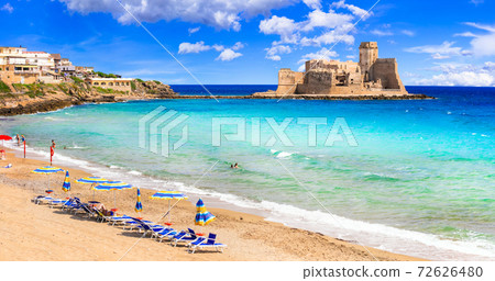 Le Castella .Isola di Capo Rizzuto - beaches and castles of Calabria, Italy 72626480