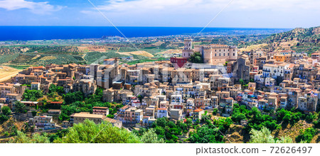 Beautiful medieval village (borgo) Corigliano Calabro in Calabria, Italy Beautiful medieval village (borgo) Corigliano Calabro in Calabria, Italy 72626497