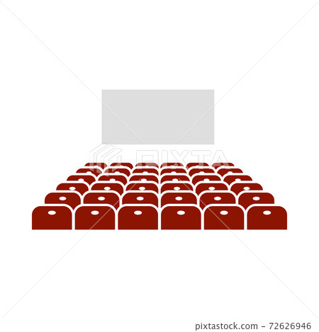 Cinema Auditorium Icon 72626946