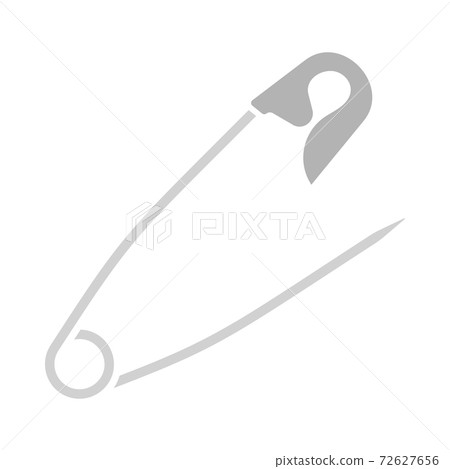 Tailor Safety Pin Icon Tailor Safety Pin Icon 72627656