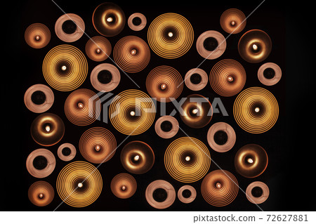 abstrack resonance of circle lighting set abstrack resonance of circle lighting set 72627881