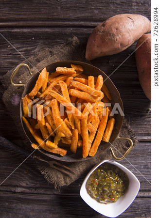 Sweet potatoes fries Sweet potatoes fries 72628994