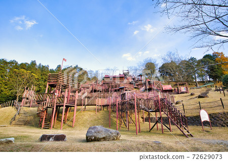 Hokusatsu Wide Area Park Large Adventure Playground Equipment "Torai Castle" 72629073