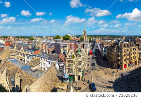 Panoramic aerial view of Oxford Panoramic aerial view of Oxford 72629236