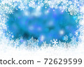 Blue christmas background 72629599