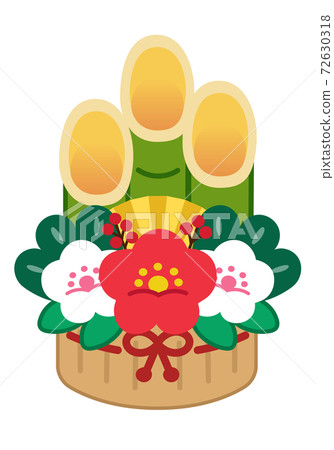 可愛簡單的Kadomatsu插圖 72630318