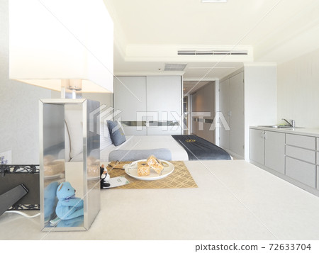 Apartment hotel High-rise room / a room of an apartment hotel 72633704