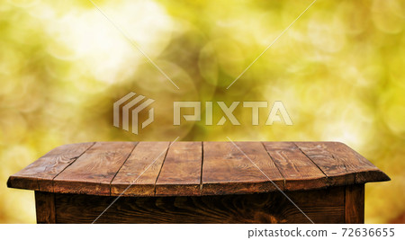 Empty wooden table background Empty wooden table background 72636655