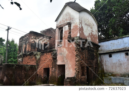 孟加拉國達卡市郊的Sional Gao,一個古老的百萬富翁居住區Panam Nogol,廢棄了豪華住宅 孟加拉國達卡市郊的Sional Gao,一個古老的百萬富翁居住區Panam Nogol,廢棄了豪華住宅 72637023