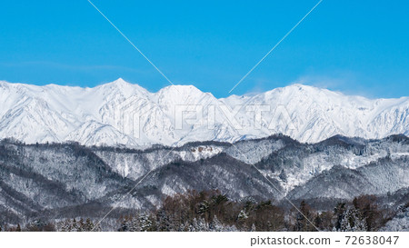 冬天的白馬山(來自長野縣小川村) 冬天的白馬山(來自長野縣小川村) 72638047
