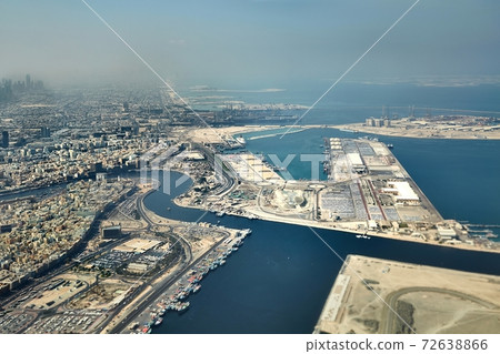 Dubai View from Air, insustrial ports Dubai View from Air, insustrial ports 72638866