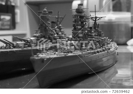 Battleship model Nagato and Musashi plastic model 72639462