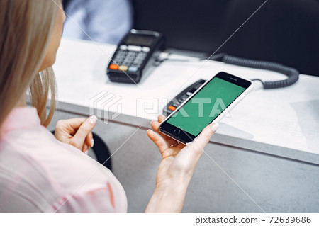 Payment transaction with smartphone Payment transaction with smartphone 72639686