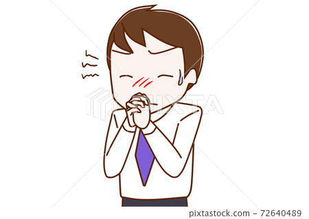 A man who prays at the request of God when he is in pain 72640489