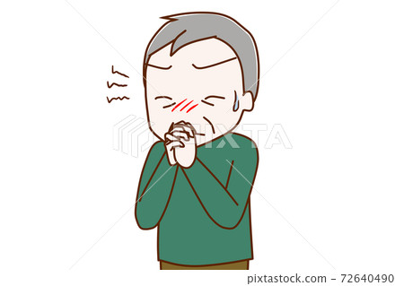 一位老人在痛苦中按上帝的要求祈禱 一位老人在痛苦中按上帝的要求祈禱 72640490