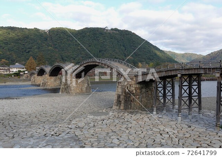 木橋橋和西木川河床 木橋橋和西木川河床 72641799