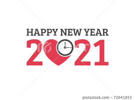 Happy New Year 2021.New year celebration. Celebration typography poster, banner or greeting card Happy New Year 2021.New year celebration. Celebration typography poster, banner or greeting card 72641853