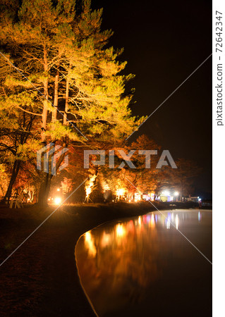 Lake Yamanaka "Sunset Nagisa / Autumn Leaves Festival" 72642347