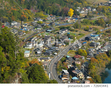 Overlooking from Tomiyama, Kawabe Town, Gifu Prefecture Overlooking from Tomiyama, Kawabe Town, Gifu Prefecture 72643441