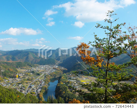 Overlooking from Tomiyama, Kawabe Town, Gifu Prefecture 72643443