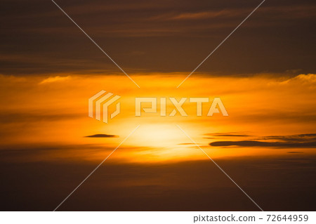 Sunset light Twilight - The beauty is light during twilight sky, yellow, orange or red light of the intersection with the light blue of the sk 72644959