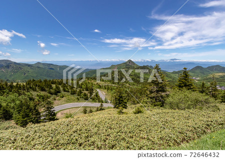 橫手山的滋賀草津高原公路風景 72646432