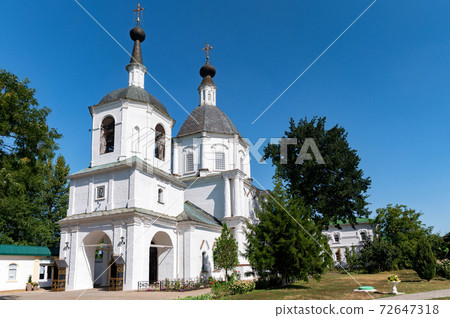Old Starocherkassk Efremovsky monastery on summer day Old Starocherkassk Efremovsky monastery on summer day 72647318