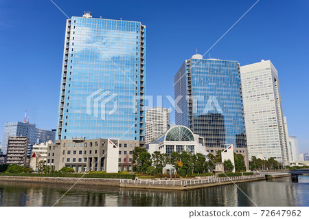 芝浦運河沿岸的辦公區 芝浦運河沿岸的辦公區 72647962