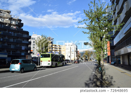 新越谷站 南越谷站西口附近的城市景觀 照片素材 圖片 圖庫