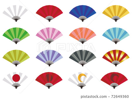 插圖（新年，風扇） 72649360