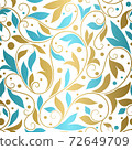 Vintage greeting card design. Luxury vector ornament template. Great for invitation, flyer, menu, brochure, postcard, background, wallpaper, decoration, packaging or any desired idea. 72649709