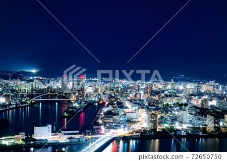 高地山觀景台高知市的夜景 72650750