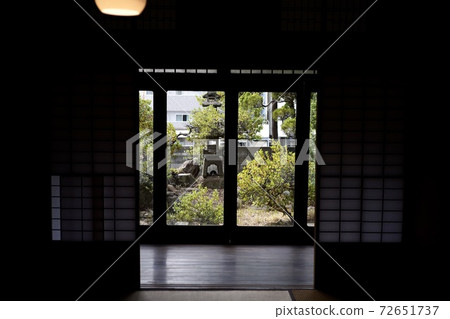 Landscape at the edge of a Japanese house Landscape at the edge of a Japanese house 72651737