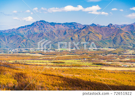 (Yamanashi Prefecture) Autumn Kiyosato Terrace Chichibu Tama Kai Mountains 72651922