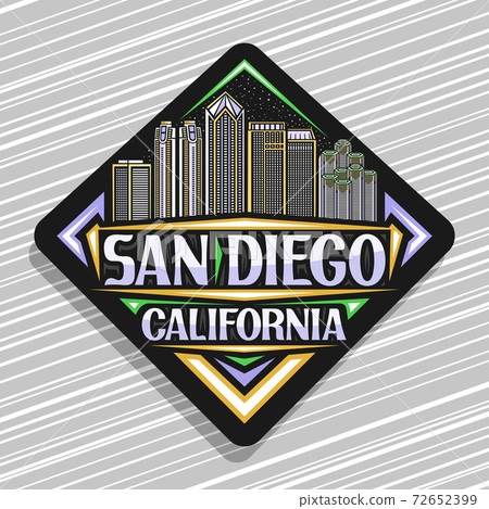 Vector logo for San Diego 72652399