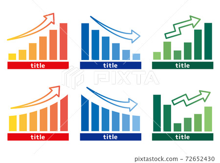 Bar chart (up and down) 72652430