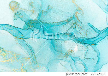 Alcohol ink blue transparent background. Ocean style watercolor drops texture. Alcohol ink blue transparent background. Ocean style watercolor drops texture. 72652433