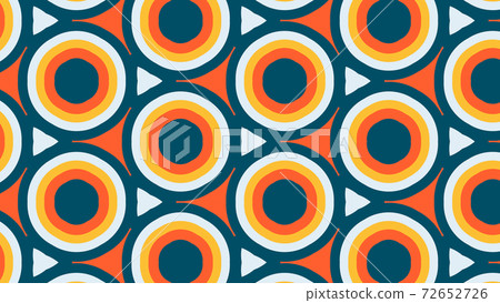 多彩和流行的萬花筒，美麗的幾何圖案[其他版本] 72652726