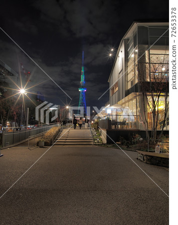 Hisaya Odori Park and Nagoya TV Tower at night renewed Hisaya Odori Park and Nagoya TV Tower at night renewed 72653378