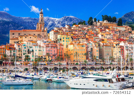 colorful Menton - luxury holidays in south of France 72654312