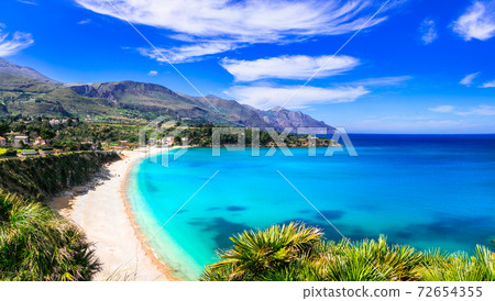 Italian holidays .Best beaches of Sicily island - Scopello Italian holidays .Best beaches of Sicily island - Scopello 72654355