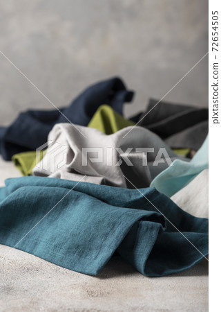 Set of natural linen napkins Set of natural linen napkins 72654505