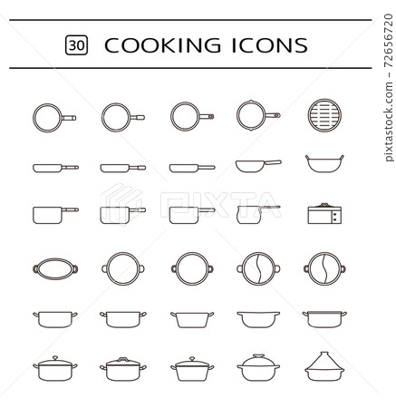 廚房用品圖圖標集 72656720