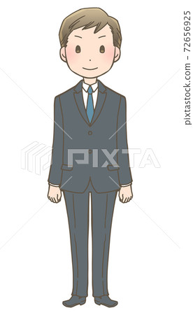 A man in a suit A man in a suit 72656925