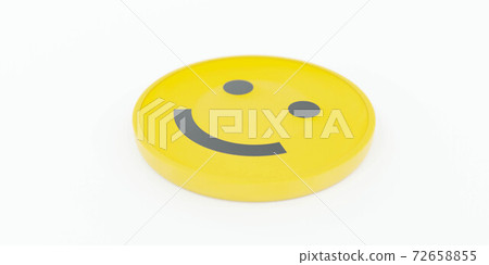 yellow smile pill button acid symbol 3d render illustration yellow smile pill button acid symbol 3d render illustration 72658855
